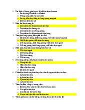 Ngân hàng câu hỏi trắc nghiệm | Trường Đại học Y Dược , Đại học Quốc gia Hà Nội