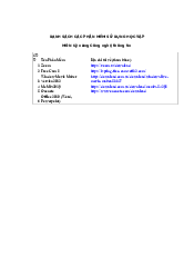 Danh sách các phần mềm sử dụng học tập trong công nghệ thông tin | Đại học Sư phạm Hà Nội