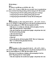 Bài tập chương 4 Phân Tích Chi Phí Giảm Thải Doanh Nghiệp môn Kinh tế vi mô | Trường Đại học Kinh Tế Quốc Dân