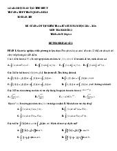 Đề cương giữa kỳ 2 Toán 12 năm 2024 – 2025 trường THPT Trần Quang Khải – BR VT