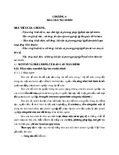 CHƯƠNG 6 BÁO CÁO TÀI CHÍNH | Đại học Kinh tế Kỹ thuật Công nghiệp