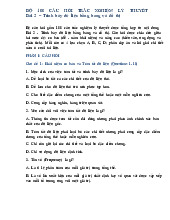 Bộ 100 Câu Hỏi Trắc Nghiệm Lý Thuyết Bài 2: Trình Bày Dữ Liệu bằng bảng và đồ thị môn Thống kê trong kinh tế và kinh doanh | Trường Đại học Kinh tế Quốc dân