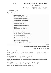 Đề thi thử tốt nghiệp THPT 2025 môn Ngữ văn bám sát đề minh họa - Đề 58