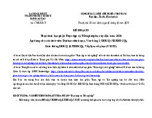 Kế hoạch thực hiện học phần Thực tập và Tốt nghiệp học kỳ đầu năm 2026