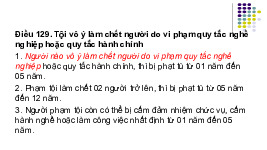Bài giảng luật hình sự | Trường Đại học Luật Hà Nội