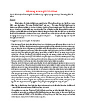 Đề cương Môn Tư tưởng Hồ Chí Minh | Đại học Công Đoàn