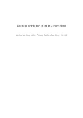 Đề cương môn Tài chính ngân hàng - Trường Đại học lao động -  xã hội.