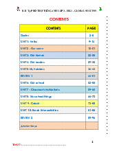 Bài Tập Bổ trợ Anh 3 Global năm học 2022 2023 HK1