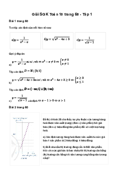 Giải Toán 10: Bài tập cuối chương III - Cánh diều | Cánh diều