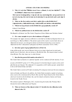 Văn hóa các nước nói tiếng anh