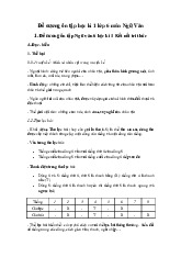 Đề cương ôn tập học kỳ 1 môn Ngữ Văn lớp 6 năm học 2024 - 2025 | Bộ sách Kết nối tri thức