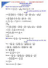 Bài toán bất đẳng thức trong các đề thi học sinh giỏi Toán 6