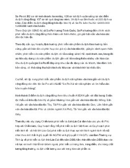 Sa pa | Kinh Tế du lịch | Đại học Khoa học Xã hội và Nhân văn, Đại học Quốc gia Thành phố HCM