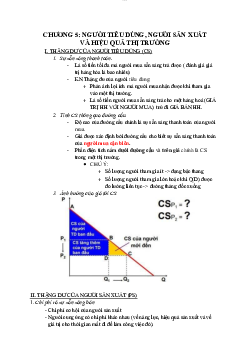 Chương 5: Người tiêu dùng , người sản xuất và hiệu quả thị trường môn Kinh tế học đại cương