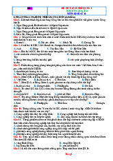 Bộ Đề Ôn Tập Cuối Học Kỳ 1 Lịch Sử 11 Năm Học 2025-2026 Có Đáp Án