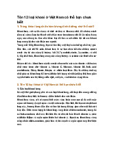 Tên 12 loại khoai ở Việt Nam có thể bạn chưa biết