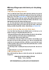 Mẫu hợp đồng mượn nhà làm trụ sở văn phòng công ty