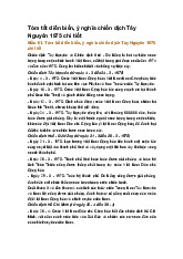 Tóm tắt diễn biến, ý nghĩa chiến dịch Tây Nguyên 1975 chi tiết