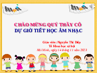 Giáo án điện tử Âm nhạc 7 Chân trời sáng tạo Chủ đề 3 Tiết 11: Lí thuyết âm nhạc: Dấu nhắc lại, dấu quay lại, khung thay đổi