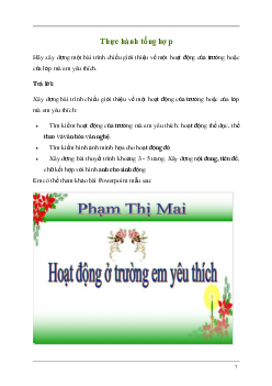 Giải Tin học 8 Bài 9: Thực hành tổng hợp | Cánh diều