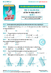 Đề ôn thi giữa học kì 1 lớp 10 - đề số 2