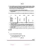 Đề thi & giải bài tập mẫu 7 và 8 môn Xác suất thống kê| Trường Đại học Ngoại Thương
