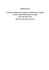 Báo cáo Tranh chấp Hợp đồng chuyển nhượng quyền sử dụng đất và yêu cầu hủy giấy chứng nhận quyền sử dụng đất