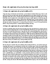 Đoạn văn nghị luận về sự tự tin chọn lọc hay nhất  | Ngữ văn 10