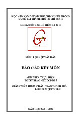 Báo cáo kết môn môn Kỹ năng tạo lập văn bản | Học viện Công Nghệ Bưu Chính Viễn Thông