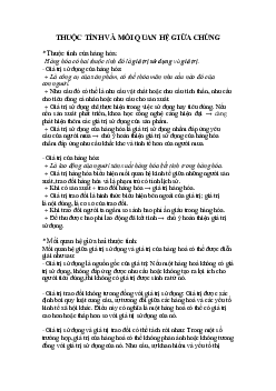 THUỘC TÍNH VÀ MỐI QUAN HỆ GIỮA CHÚNG | Kinh Tế Chính Trị Mác - Lênin | Đại học Khoa học Xã hội và Nhân văn, Đại học Quốc gia Thành phố HCM