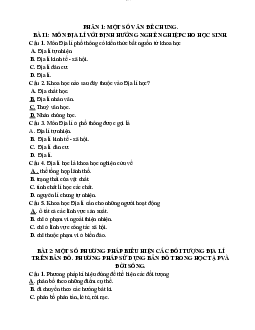 TRẮC NGHIỆM | môn Tâm Lý học giáo dục | Đại học Sư Phạm Hà Nội