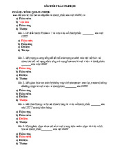 Tổng hợp câu hỏi và đáp án trắc nghiệm Môn Hệ thống thông tin quản lý | Đại học Kinh Tế Quốc Dân