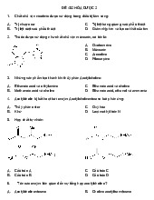 Trắc nghiệm Hoá dược 2 | Đại học Y Tế Công Cộng