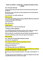 TOP câu hỏi trắc nghiệm Môn Chủ nghĩa xã hội học | Trường Cao đẳng Công nghệ Thủ Đức
