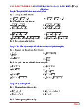 Các Dạng Toán 9 Bài 2 Căn Bậc Hai Và Hằng Đẳng Thức Có Lời Giải (Tiếp Theo)