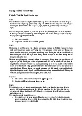 Bài tập thiết kế cơ sở dữ liệu môn Cơ sở dữ liệu | Trường Đại học sư phạm Hà Nội