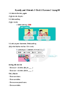 Family and Friends 3 Unit 12 Those are our computers Lesson 2 trang 89