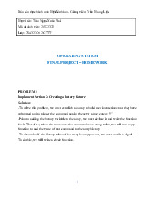 FINAL PROJECT | Báo cáo thực hành môn Hệ điều hành