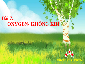 Chủ đề 4. Bài 7: Oxi và không khí | Bài giảng PowerPoint KHTN 6 | Cánh diều