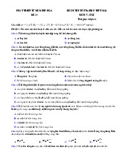 Đề thi thử tốt nghiệp THPT 2025 môn Vật lí bám sát đề minh họa - Đề 29