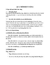 Quá trình đun nóng- Công nghệ thực phẩm