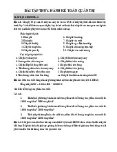 Bài tập thực hành kế toán quản trị môn kinh tế vĩ mô trường Đại học bách khoa- đại học Đà Nẵng