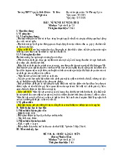 Bài 6  Nâng niu kỉ niệm (thơ) môn học: Ngữ văn/lớp: 10