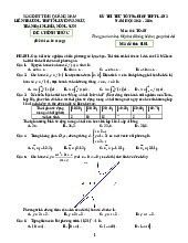 Đề thi thử TN THPT 2025 môn Toán lần 2 liên trường THPT – Quảng Nam