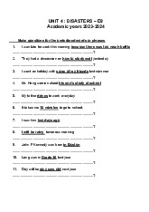 Disasters: Question Formation Practice | English 1 (TĐT) | Đại học Tôn Đức Thắng