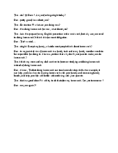 tiếng anh dùng trong sinh hoạt hằng ngày