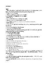 Đề cương môn vi sinh thực phẩm- Trường Đại học bách khoa - Đại học đà nẵng.