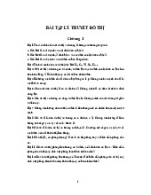 Bài tập Lý thuyết đồ thị | Đại học Công nghệ Sài Gòn