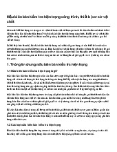 Mẫu biên bản kiểm tra hiện trạng công trình, thiết bị cơ sở vật chất