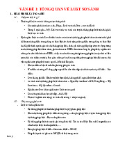 Lý thuyết Tổng quan và phân nhóm truyền thống pháp luật môn Luật so sánh | Trường Đại học Luật Hà Nội